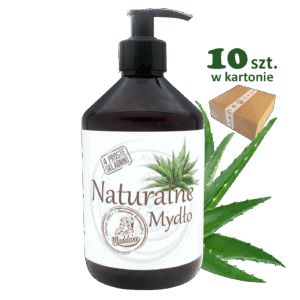 Mydło naturalna aloesowe 500ml.