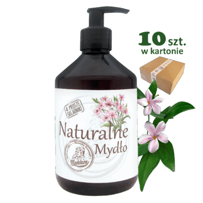 Naturalne Mydło 500ml Jaśmin - 10 sztuk Premium.