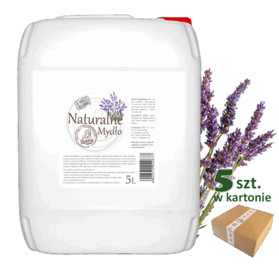 Naturalne Mydło Lawendowe 5L - 5 sztuk
