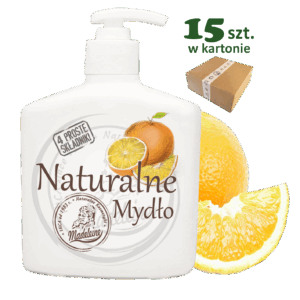 Mydło Naturalne Madeleine 500ml Pomarańczowe